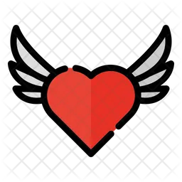 Heart wings  Icon