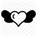 Heart Wings Heart Love Icon