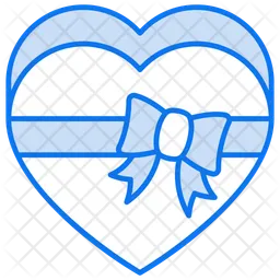 Heart with a ribbon  Icon