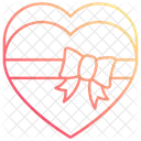 Heart with a ribbon  Icon