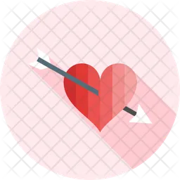 Heart with arrow  Icon