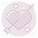 Heart With Arrow Icon