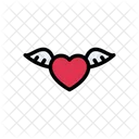 Heart With Wings  Icon