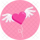 Heart with Wings  Icon