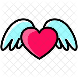 Heart with Wings  Icon