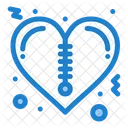 Heart Valentines Zipper Icon