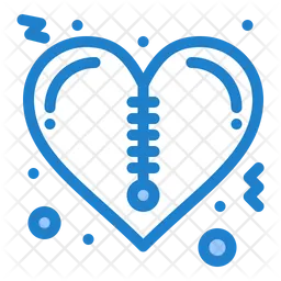 Heart Zipper  Icon