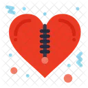 Heart Zipper  Icon