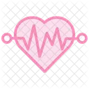 Heartbeat Duotone Line Icon Icon