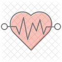Heartbeat Lineal Color Icon Icon