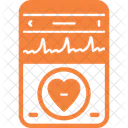 Heartbeat Pulse Cardiac Rhythm Icon