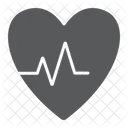 Heartbeat Cardiogram Heart Icon