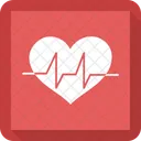 Heartbeat Health Heart Icon
