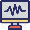 Heartbeat Monitor Screen Rhythm Icon