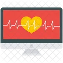 Heartbeat Analytics Diagram Icon