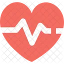 A Blood Pressure Heartbeat Heart Pulse Icon