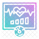 Heartbeat Heart Wave Icon