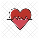 Heartbeat Romantic Lovers Icon