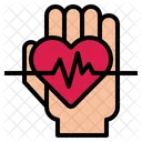 Heartbeat Heart Care Icon