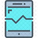 Smartphone Heart Rate Icon