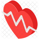 Heartbeat Heart Cardiology Icon