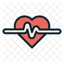 Heartbeat Pulse Heart Rate Icon