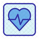 Heartbeat Medical Heart Icon