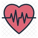 Heartbeat Heart Medical Icon