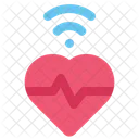 Heartbeat Healthcare And Medical Iot Icon