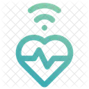 Heartbeat Healthcare And Medical Iot Icon