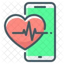 Heartbeat Application Medical Apps Mobile Medical Icône
