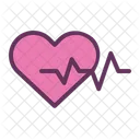 Heartbeat Care Love Icon