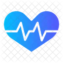 Heartbeat Health Heart Icon