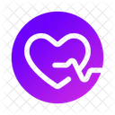 Heartbeat Health Heart Icon