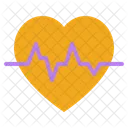 Wellness Heartbeat Monitor Medical Science Icon