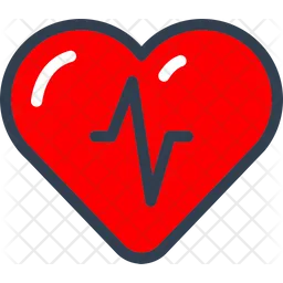 Heartbeat Line  Icon