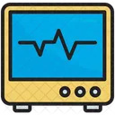 Heartbeat Machine Cardiology Ecg Icon