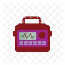 Heartbeat Monitor Ecg Machine Electrocardiogram Icon