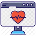 Heartbeat Monitor Icon