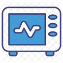 Heartbeat Monitor Ecg Machine Electrocardiogram Icon