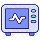 Heartbeat Monitor Ecg Machine Electrocardiogram Icon