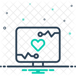 Heartbeat Monitoring Icon