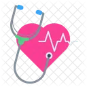 Heartbeat Pulse Stethoscope Icon
