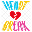 Heartbreak Breakup Broken Heart Icon