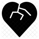 Heartbreak Heart Breakup Icon
