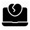 Heartbreak Laptop Dating App Icon