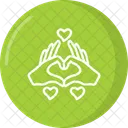 Heartfelt Gesture Relationship Love Icon