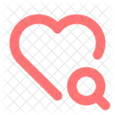 Hearth Search Love Heart Icon