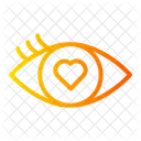 Hearth Shaped Eye  Icon
