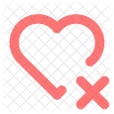 Hearth X Love Heart Icon
